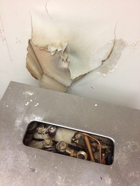 HVAC damage Cleveland State University vent