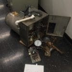 broken trash lab autoclave