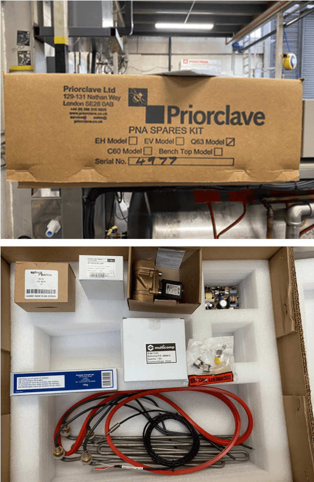 Autoclave Full Parts Kit