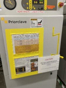 steam autoclave safety signage