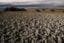 Photo of salt deposits at Lake Abert, Oregon